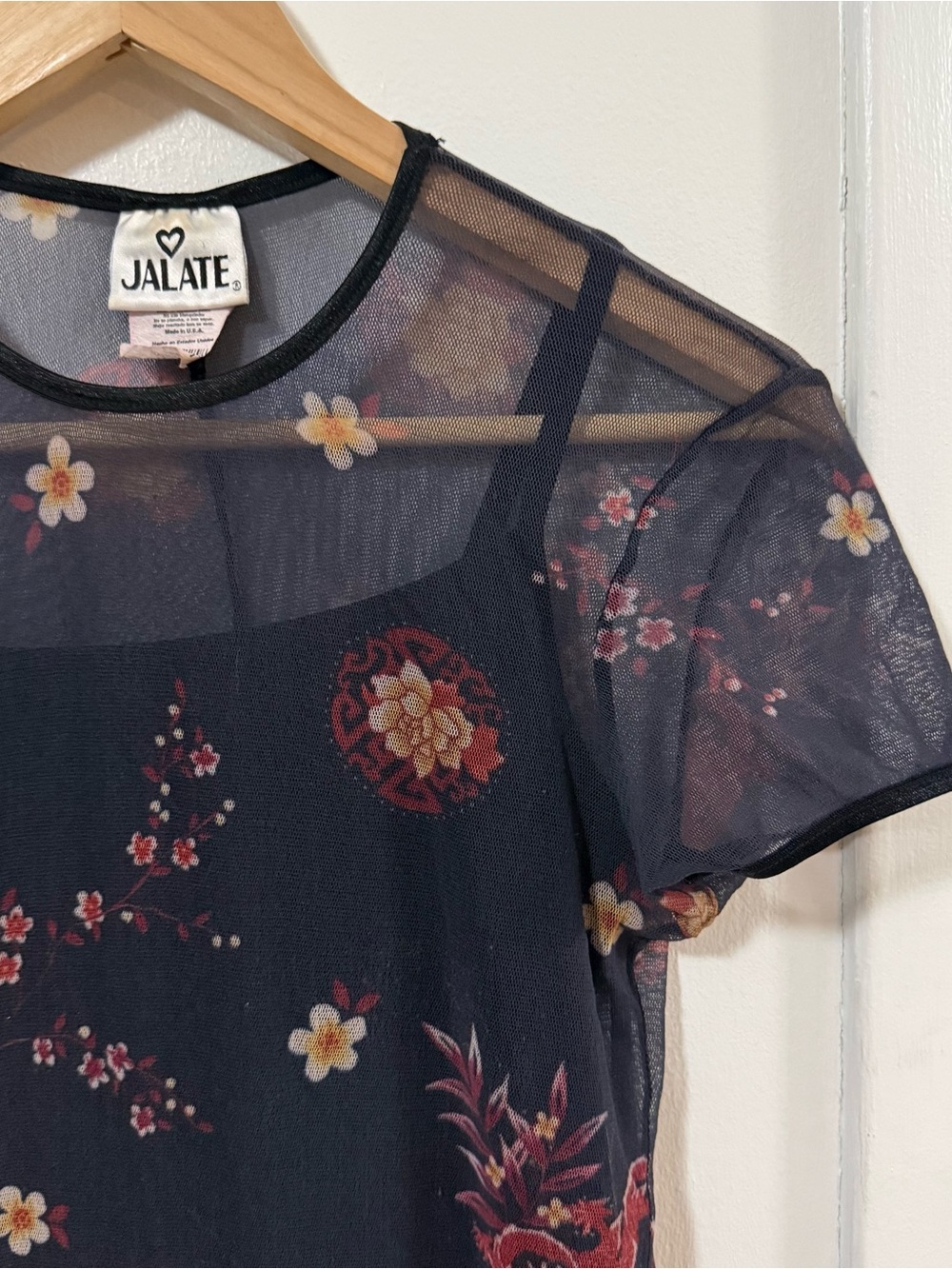 90s vintage 2-Piece Mesh Maxi-dress - Picture 2 of 6